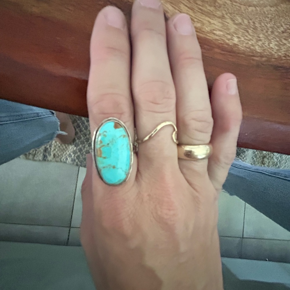 Sterling Silver Turquoise Ring - Picture 4 of 4